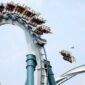 Kecelakaan mengerikan terjadi di Taman Hiburan Happy Valley Shenzen, China. Dua kereta roller coaster bertabrakan. Foto/Oditur.com