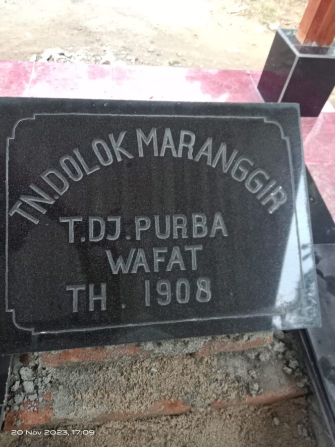 
 Makam Tuan Djintahala Purba Girsang di area Perumahan Huta Dolok Maranggir
(Dok.oditur.com)