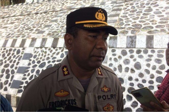 
 Foto Kapolres Jayapura AKBP Fredrickus Maclarimboen. Ia menyatakan upaya pembakaran Kantor Pemkab Jayapura terjadi lagi dan berhasil digagalkan. (dok.RRI)